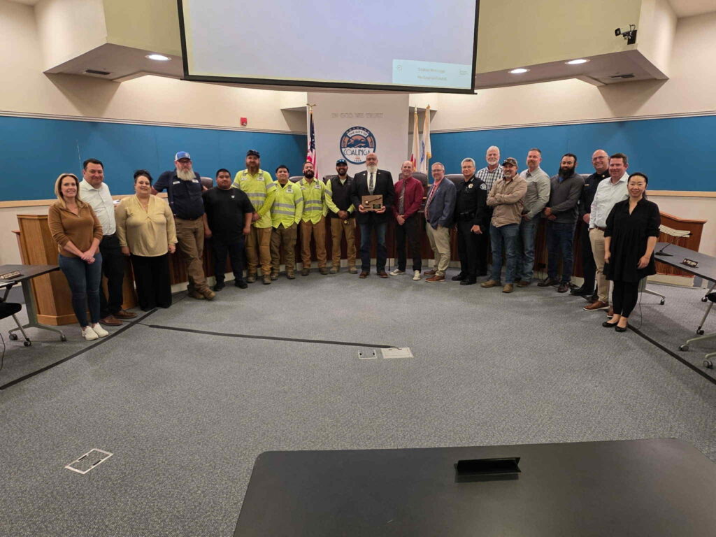 Former Mayor James Horn with the community