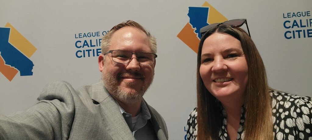 Mayor of Lemoore and Coalinga City Councilman Nathan Vosburg California League of Cities 2023